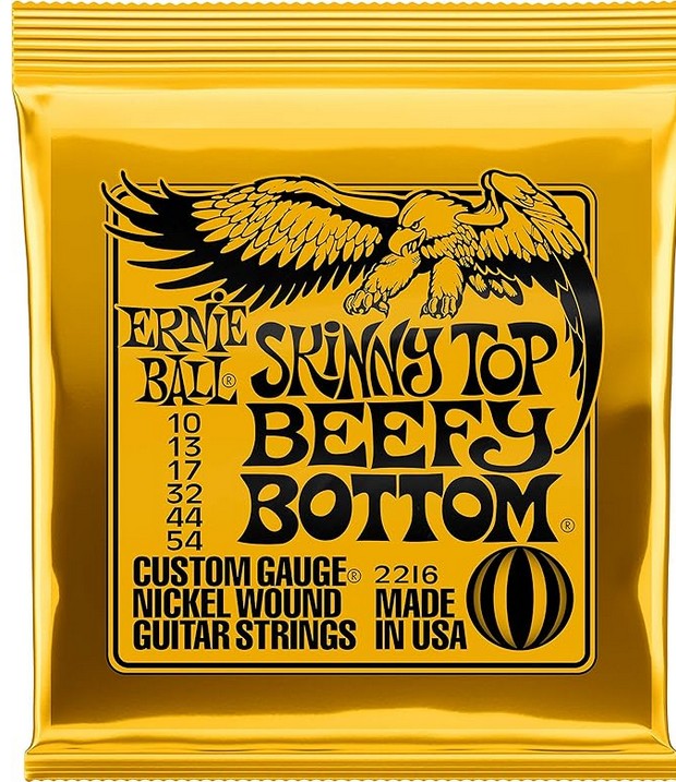 Ernie Ball Skinny Top Beefy Bottom Slinky Nickel Wound Electric Guitar Strings - 10-54 Gauge