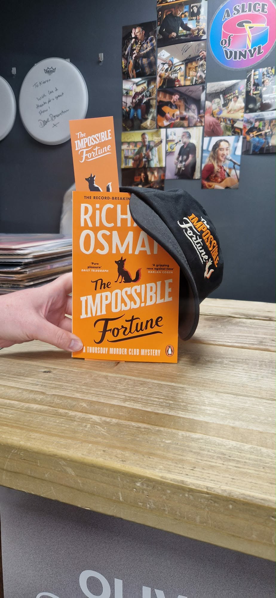 Richard Osman - The Impossible Fortune - FREE HAT