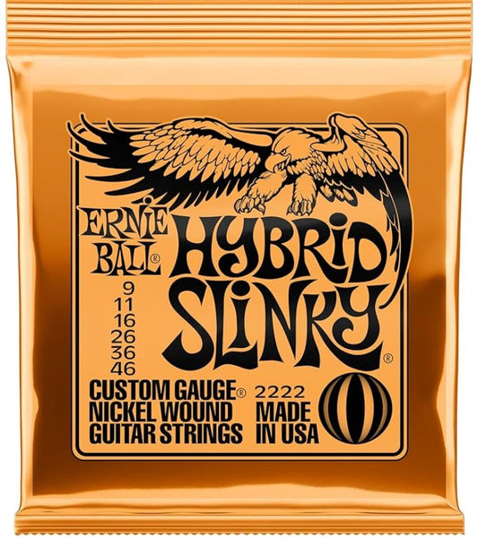 Ernie Ball Hybrid Slinky Nickel Wound Electric Guitar Strings - 9-46 Gauge